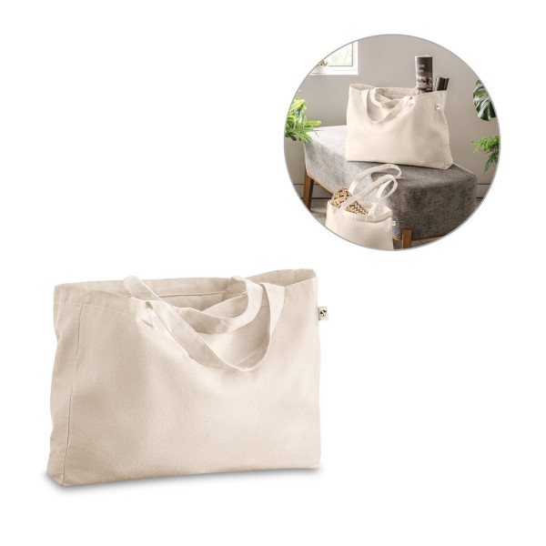 PARMA. Tragetasche aus Baumwolle (50%), recycelter Baumwolle (30%) und polyester (20% rPET) (280 g/