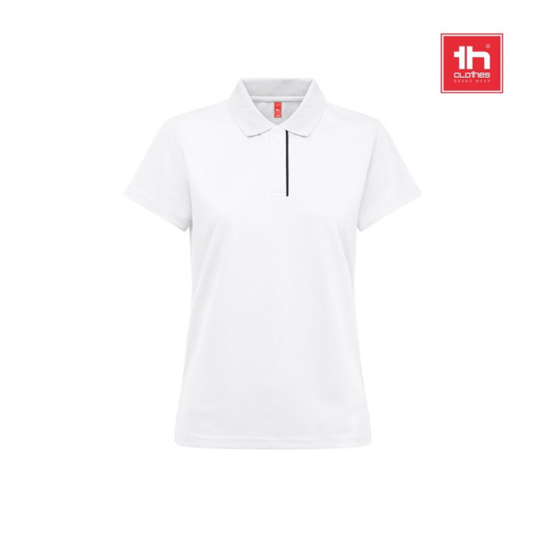 THC DYNAMIC WOMEN WH. Technisches Poloshirt für Damen